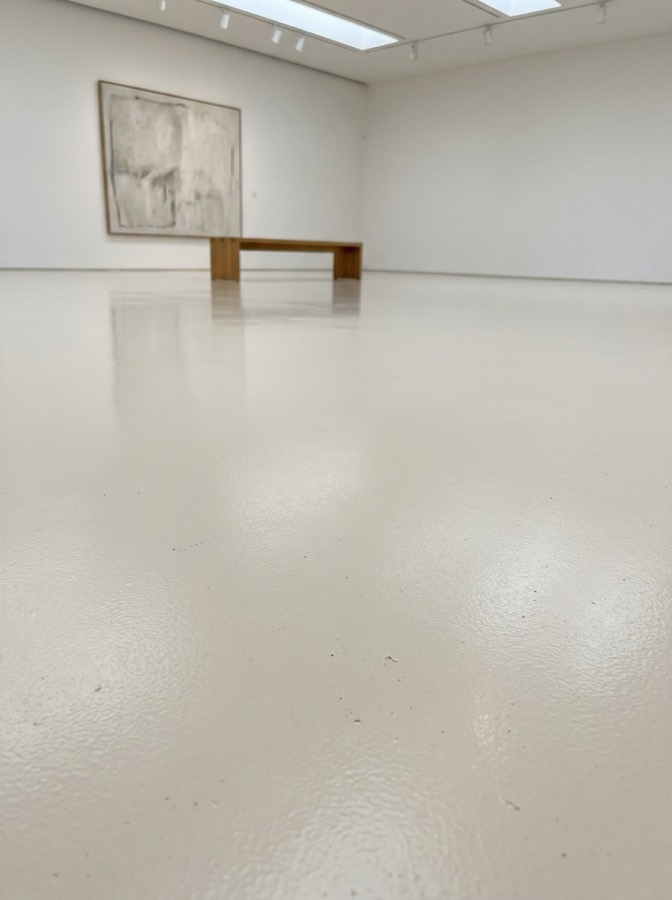 Porcelain installed in a gallery & studio