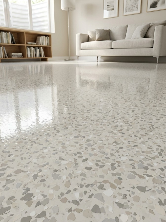 Sea Salt installed in a finished basement