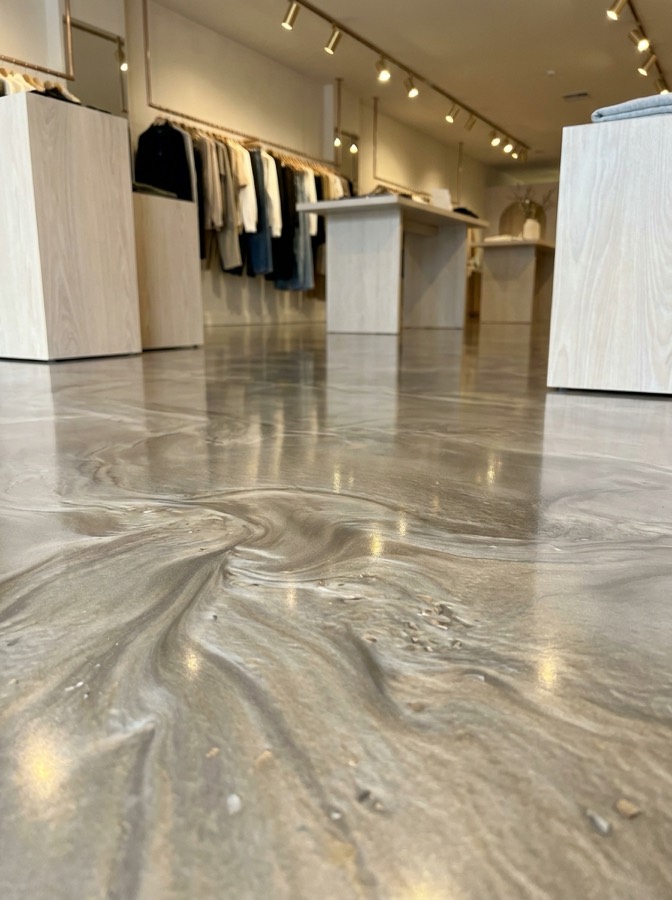 Smoked Pearl installed in a boutique retail