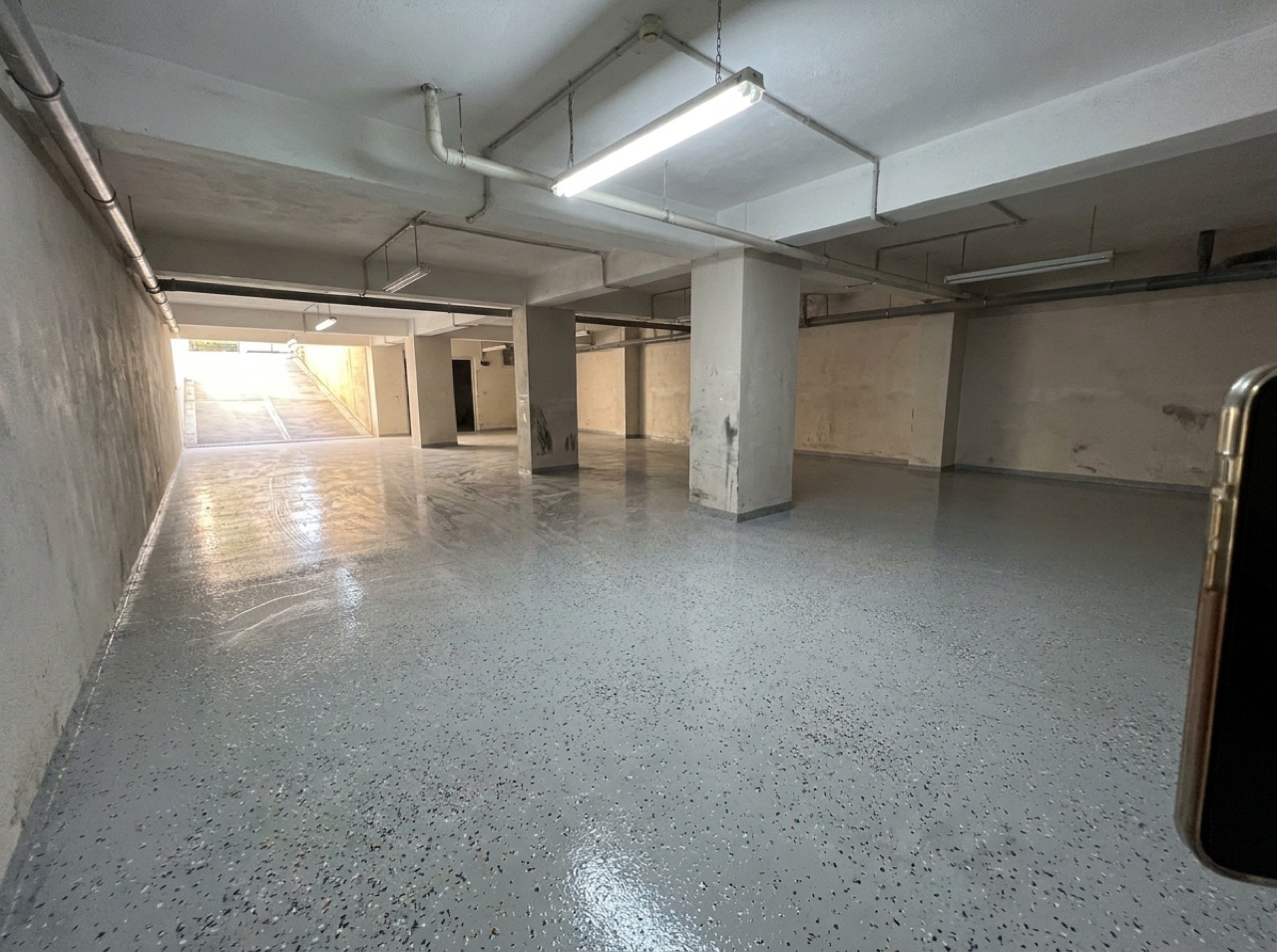 Gallery Grey floor after installation