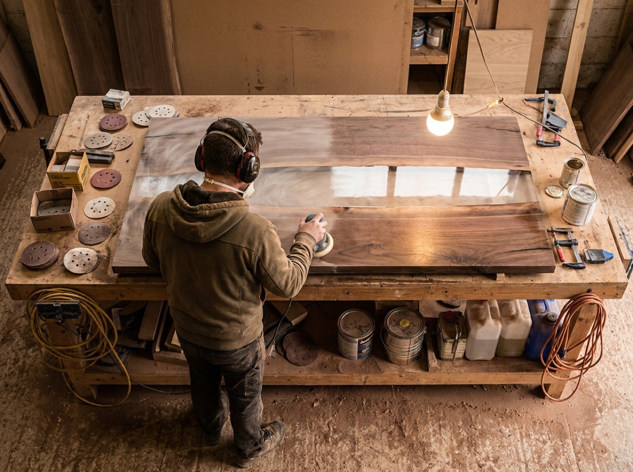Sanding is most of the job